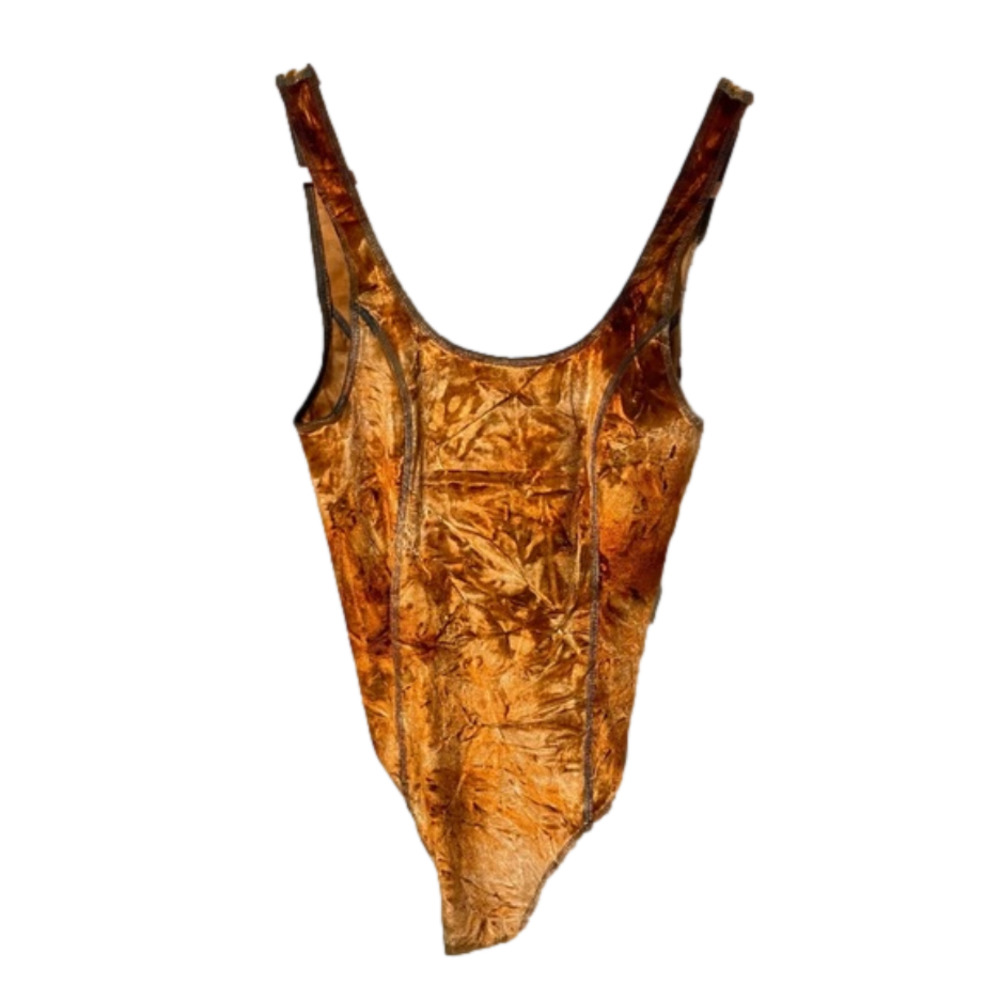 Aritzia Wilfred Free Velvet Bodysuit Size M